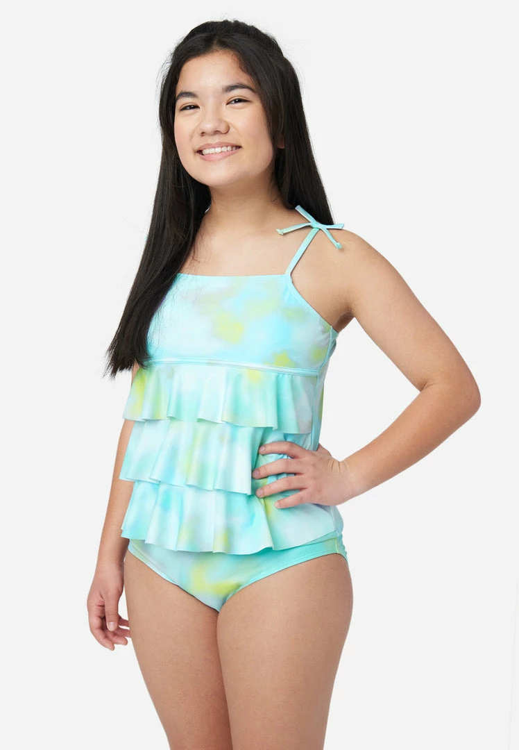 Inmocean Patterned Ruffle Tankini Swim Set 3 Inmocean Patterned Ruffle Tankini Swim Set