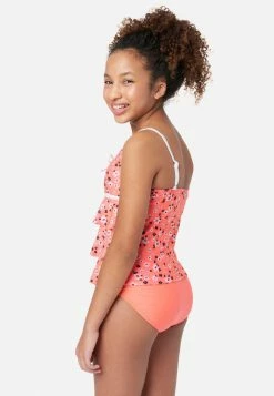 Inmocean Patterned Lace-Up Tankini Swim Set 13 Inmocean Patterned Lace-Up Tankini Swim Set