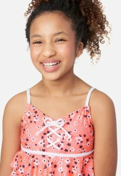 Inmocean Patterned Lace-Up Tankini Swim Set 14 Inmocean Patterned Lace-Up Tankini Swim Set