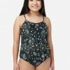 Inmocean Patterned Ruffle Tankini Swim Set