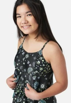 Inmocean Patterned Ruffle Tankini Swim Set