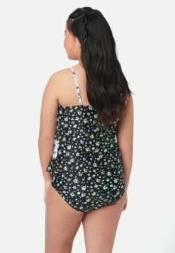 Inmocean Patterned Ruffle Tankini Swim Set
