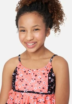 Inmocean Patterned Ruffle Tankini Swim Set