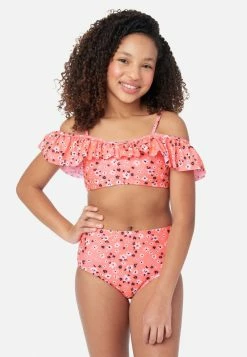 Inmocean Floral Off-Shoulder Bikini Swim Set