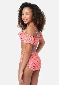 Inmocean Floral Off-Shoulder Bikini Swim Set