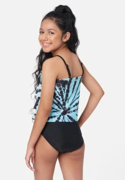 Inmocean Patterned Lace-Up Tankini Swim Set 11 Inmocean Patterned Lace-Up Tankini Swim Set