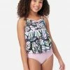 Inmocean Patterned Lace-Up Tankini Swim Set 2 Inmocean Patterned Lace-Up Tankini Swim Set