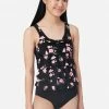 Inmocean Floral Ruffle Tankini Swim Set