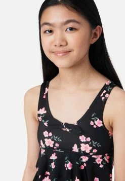 Inmocean Floral Ruffle Tankini Swim Set