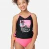 Inmocean Color Block Lace-Up Tankini Swim Set 2 Inmocean Color Block Lace-Up Tankini Swim Set