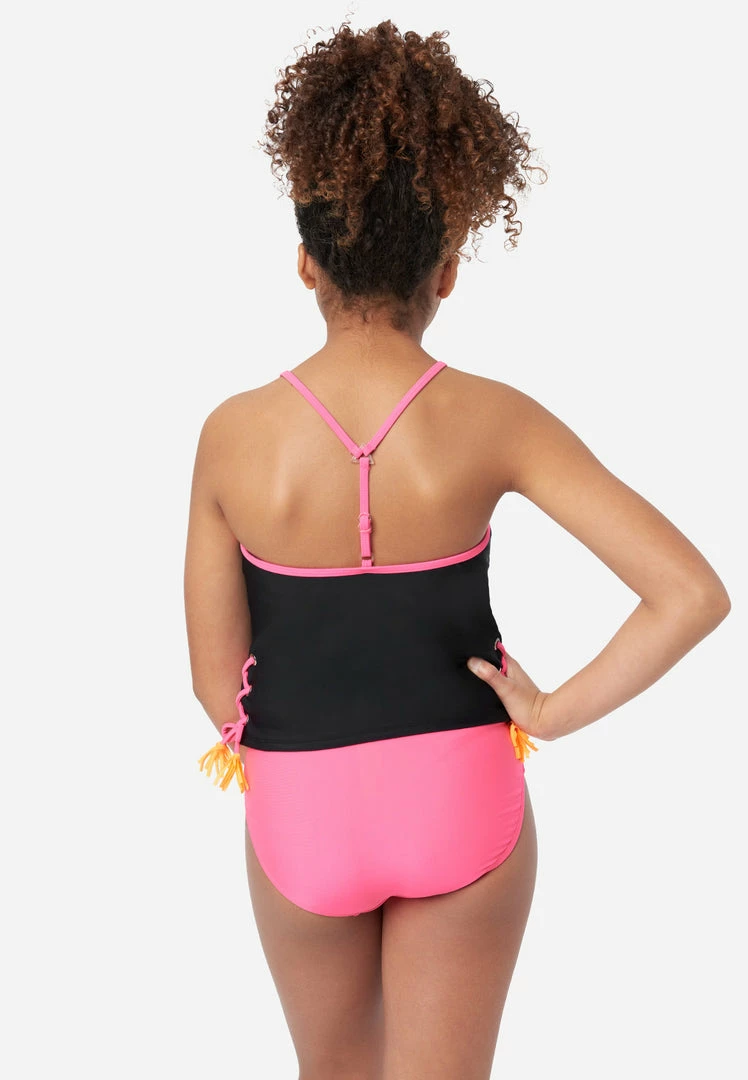 Inmocean Color Block Lace-Up Tankini Swim Set 4 Inmocean Color Block Lace-Up Tankini Swim Set