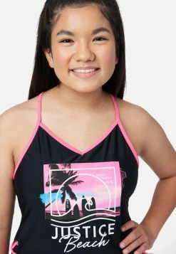 Inmocean Color Block Lace-Up Tankini Swim Set 15 Inmocean Color Block Lace-Up Tankini Swim Set