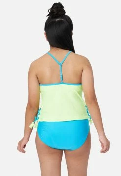 Inmocean Color Block Lace-Up Tankini Swim Set 14 Inmocean Color Block Lace-Up Tankini Swim Set