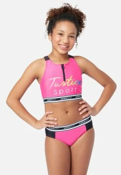 Inmocean J Sport Graphic Racerback Bikini Swim Set