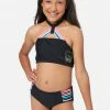 Inmocean Rainbow Strap Halter Bikini Swim Set