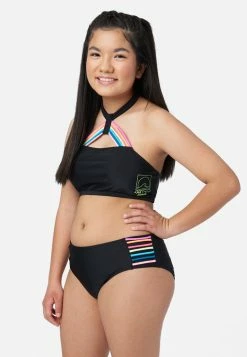 Inmocean Rainbow Strap Halter Bikini Swim Set