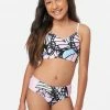 Inmocean Patterned Wrap Bikini Swim Set