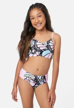 Inmocean Patterned Wrap Bikini Swim Set