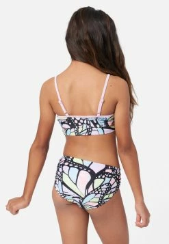 Inmocean Patterned Wrap Bikini Swim Set
