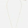 Jacmel Goldtone Initial Pendant Necklace