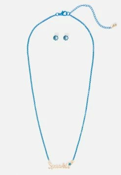 Jacmel Goldtone Pendant Necklace & Earring Set Bags & Accessories