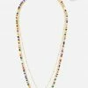 Jacmel Beaded & Goldtone 3-Layer Pendant Necklace Set 1 Jacmel Beaded & Goldtone 3-Layer Pendant Necklace Set