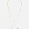 Jacmel Goldtone Best Friend Pendant Necklace Set