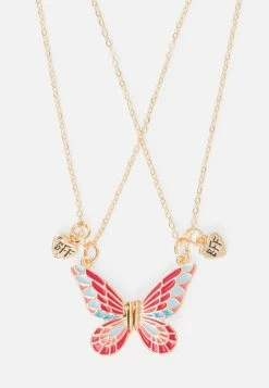 Jacmel Goldtone Best Friend Pendant Necklace Set