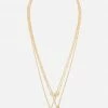 Jacmel Bags & Accessories Goldtone 3-Layer Pendant Necklace Set 2 Jacmel Bags & Accessories Goldtone 3-Layer Pendant Necklace Set