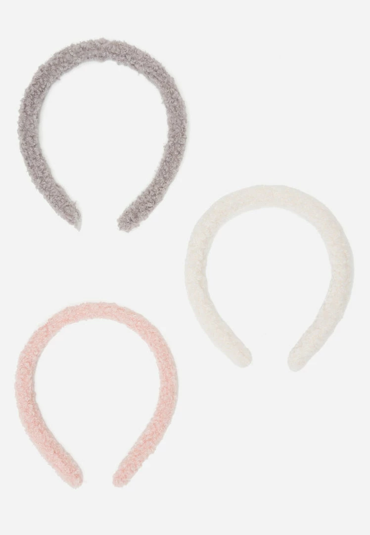 FANTASIA Faux Sherpa Headband Set 3 FANTASIA Faux Sherpa Headband Set