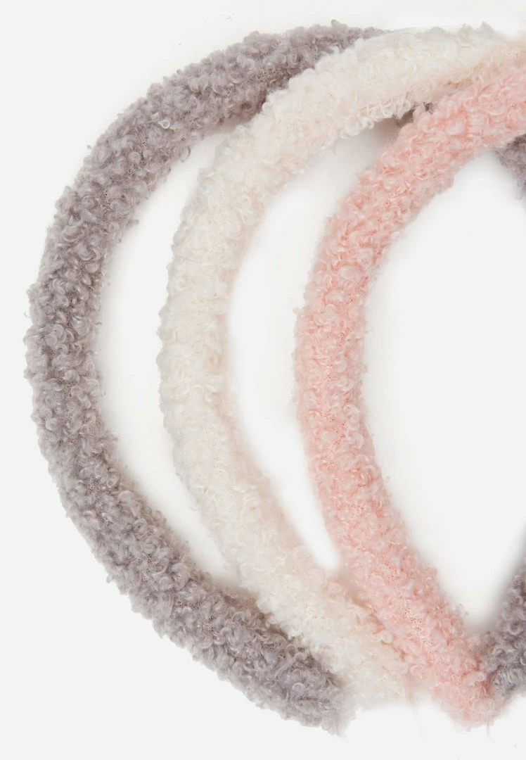 FANTASIA Faux Sherpa Headband Set 4 FANTASIA Faux Sherpa Headband Set