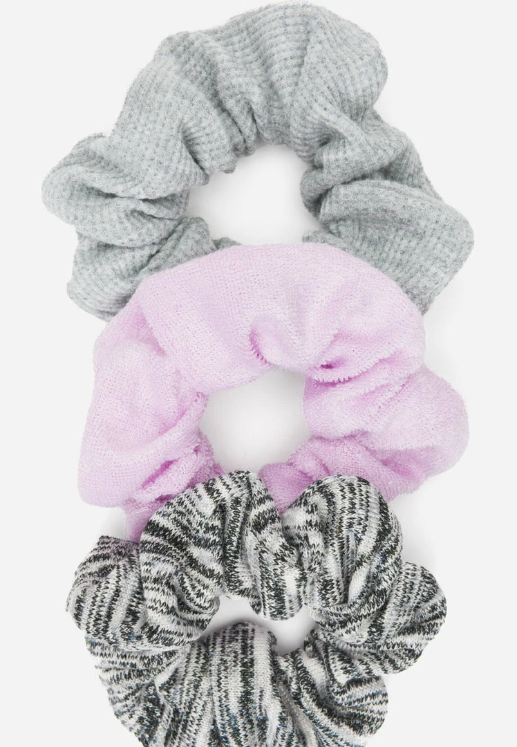 FANTASIA Multi-Texture Hair Tie Set Bags & Accessories 3 FANTASIA Multi-Texture Hair Tie Set Bags & Accessories