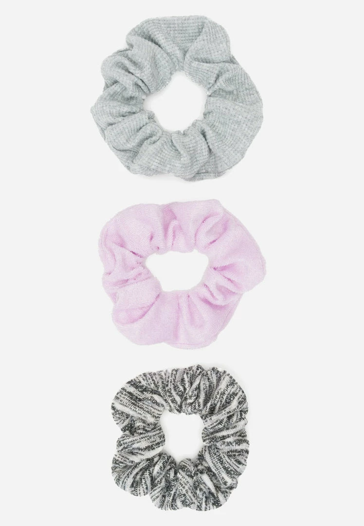 FANTASIA Multi-Texture Hair Tie Set Bags & Accessories 4 FANTASIA Multi-Texture Hair Tie Set Bags & Accessories