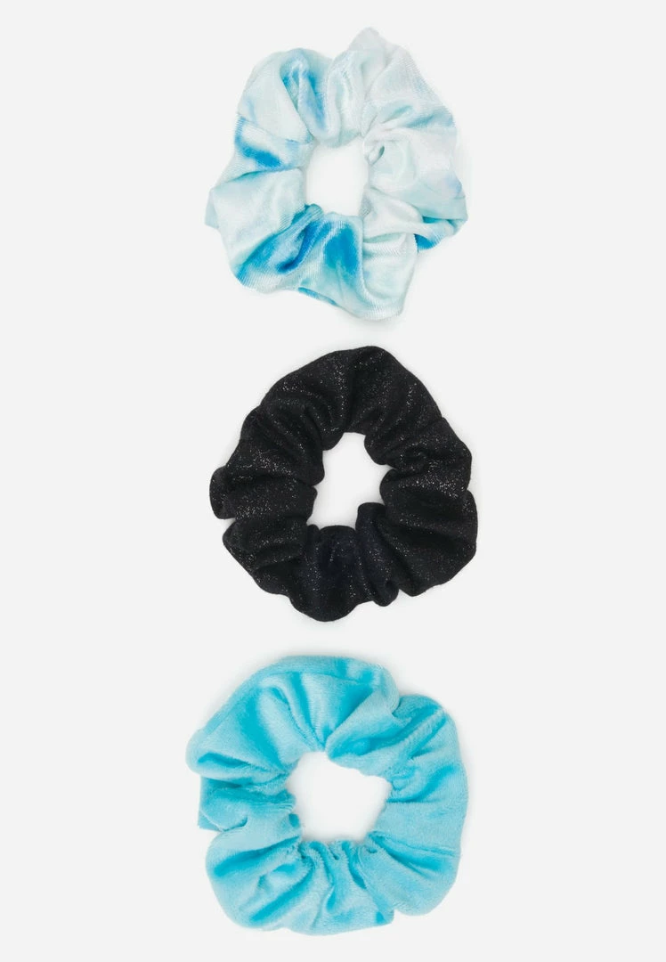 FANTASIA Bags & Accessories Velvet & Shimmer Hair Tie Set 3 FANTASIA Bags & Accessories Velvet & Shimmer Hair Tie Set