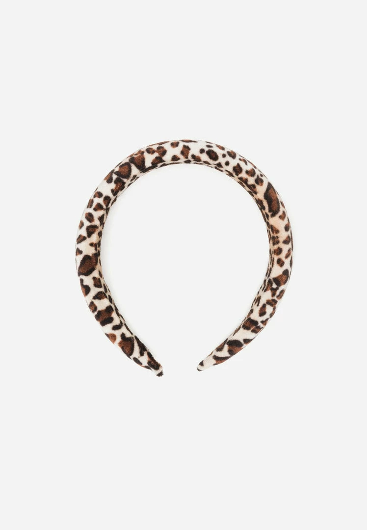 FANTASIA Bags & Accessories Velvet Leopard Headband 3 FANTASIA Bags & Accessories Velvet Leopard Headband