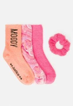 High Point Design Faux Sherpa Gripper Crew Socks 3 Pack