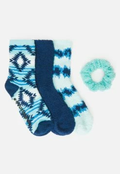 High Point Design Faux Sherpa Gripper Crew Socks 3 Pack Plus Sizes