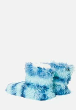 High Point Design Faux Fur Boot Slippers