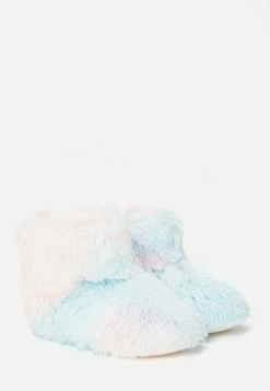 High Point Design Faux Fur Boot Slippers