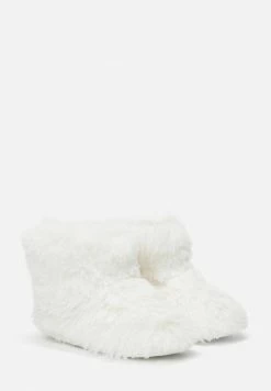 High Point Design Faux Fur Boot Slippers