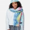 FANTASIA Pom Pom Beanie Hat & Fringe Scarf Outerwear