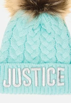 FANTASIA Pom Pom Beanie Hat & Fringe Scarf Outerwear