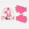 FANTASIA Outerwear Tie-Dye Beanie Hat & Gloves