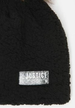 FANTASIA Faux Sherpa Pom-Pom Beanie Hat & Gloves