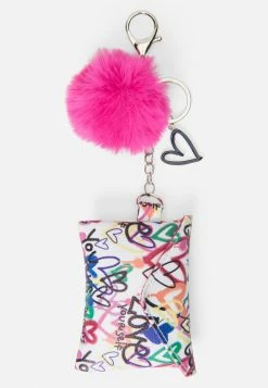 Jacmel Bags & Accessories Pom-Pom Keychain Wallet