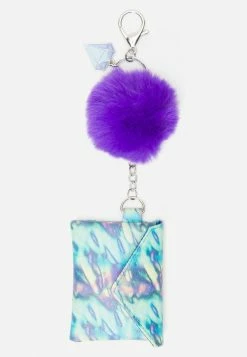 Jacmel Pom-Pom Keychain Wallet