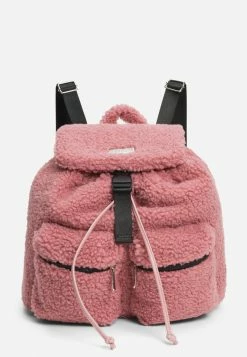 FANTASIA Bags & Accessories Faux Sherpa Flap Backpack