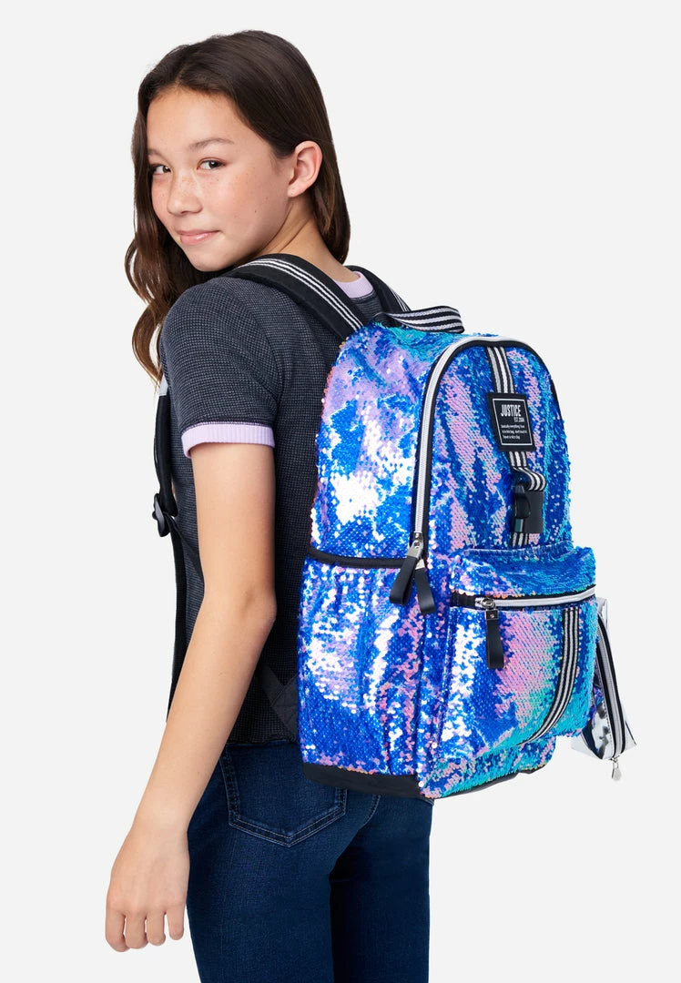Accessory Innovations Sequin Striped Backpack Set Bags & Accessories 8 Accessory Innovations Sequin Striped Backpack Set Bags & Accessories