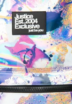 Accessory Innovations Iridescent Paint Splash Backpack