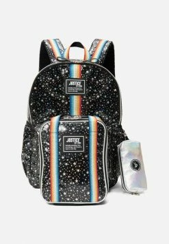 Accessory Innovations Star Patterned Striped Backpack Set